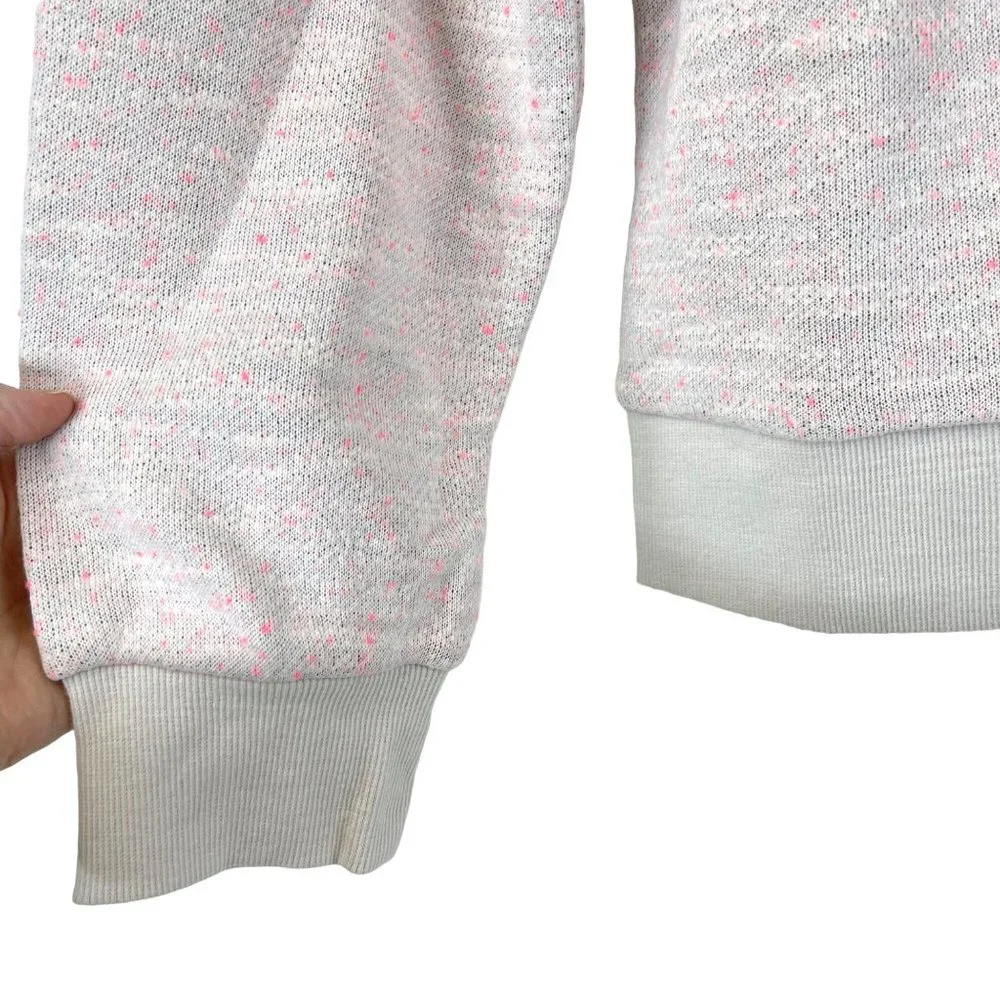 Cupcakes and Cashmere Pink/Gray/Blue Teo Space Dyes Knit Sweatshirt Size Medium - Picture 4 of 8